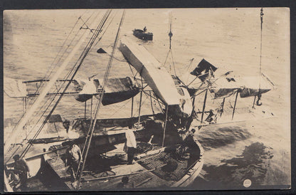 Military Postcard - WW1 German Plane Crash - Ubernahme Eines Beschadigten RT2286