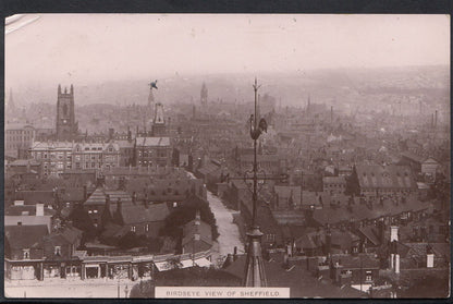 Yorkshire Postcard - Birdseye View of Sheffield   A9467