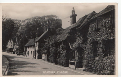 Sussex Postcard - Bramber Village   A4367
