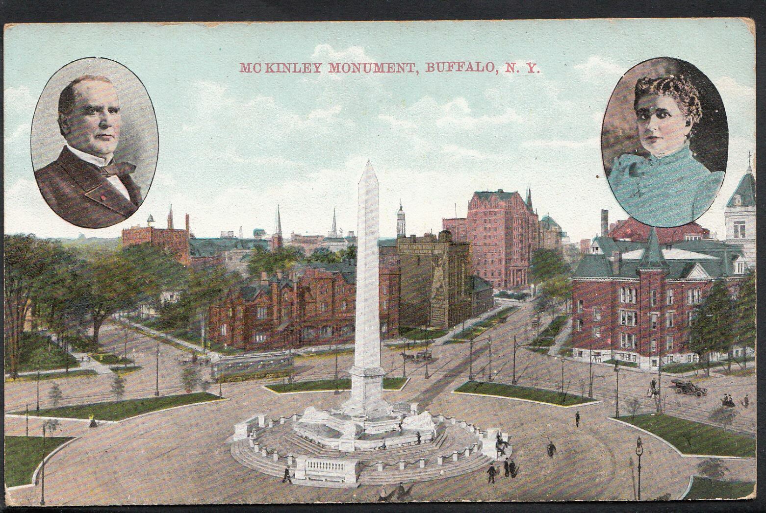 America Postcard - President McKinley Monument, Buffalo, New York U123