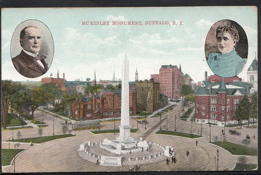America Postcard - President McKinley Monument, Buffalo, New York U123