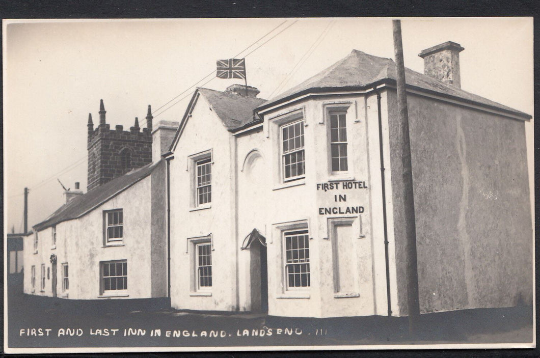 Cornwall Postcard - First and Last Inn in England, Land's End  MB910