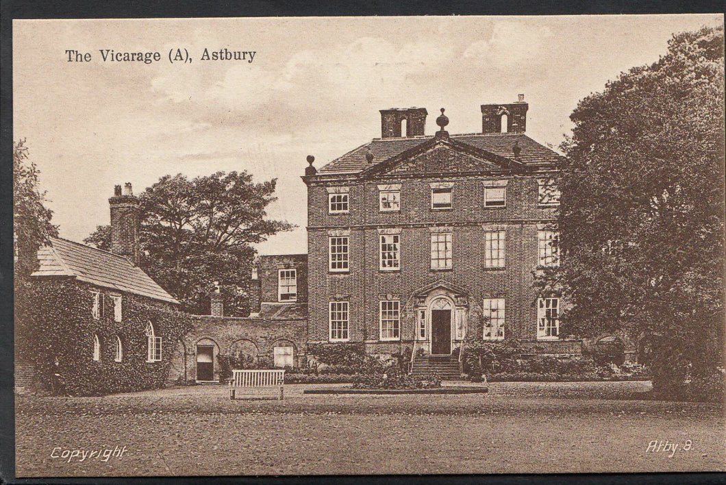 Cheshire Postcard - The Vicarage, Astbury   8323