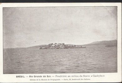 Brazil Postcard-Bresil - Rio Grande Do Sul - Poudriere Au Milieu Du Fleuve DP324