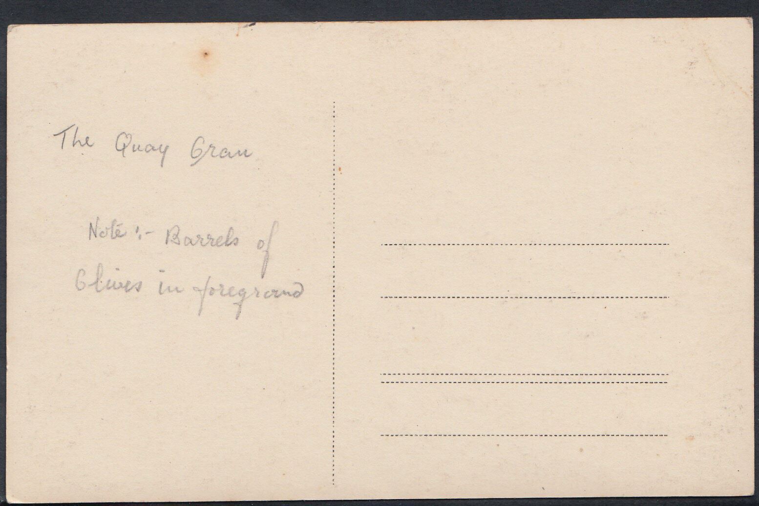Africa Postcard - Algeria - The Quay, Oran - Barrels of Olives, Dockside  DR483