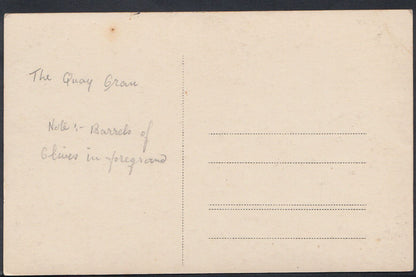 Africa Postcard - Algeria - The Quay, Oran - Barrels of Olives, Dockside  DR483