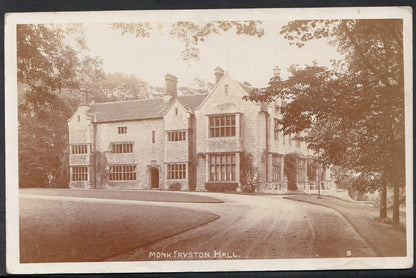 Yorkshire Postcard - Monk Fryston Hall   V2208