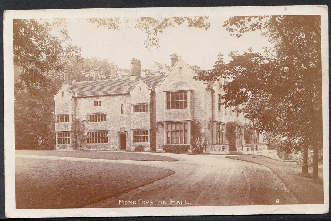 Yorkshire Postcard - Monk Fryston Hall   V2208