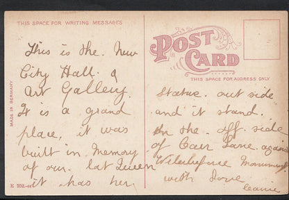 Yorkshire Postcard - City Hall, Hull A2693