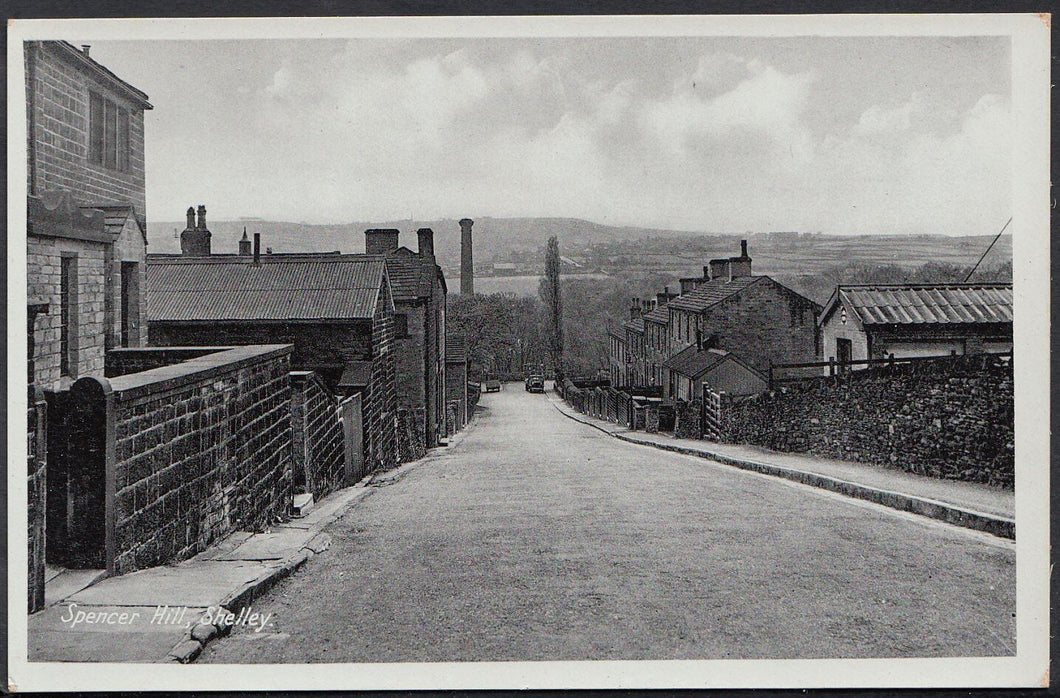 Yorkshire Postcard - Spencer Hill, Shelley Village  RT491