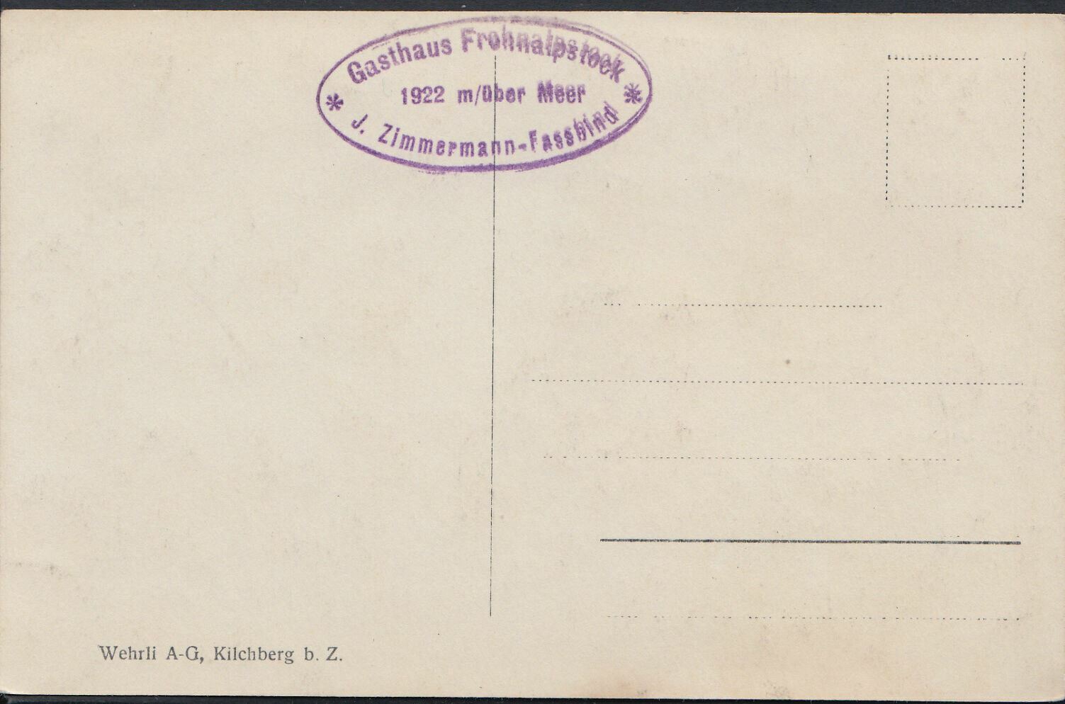 Switzerland Postcard - Gasthof Frohnalpstock Mit Den Beiden, Mythen  DD307