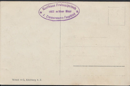 Switzerland Postcard - Gasthof Frohnalpstock Mit Den Beiden, Mythen  DD307