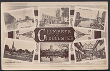 Load image into Gallery viewer, Gloucestershire Postcard - Glimpses of Gloucester     7786
