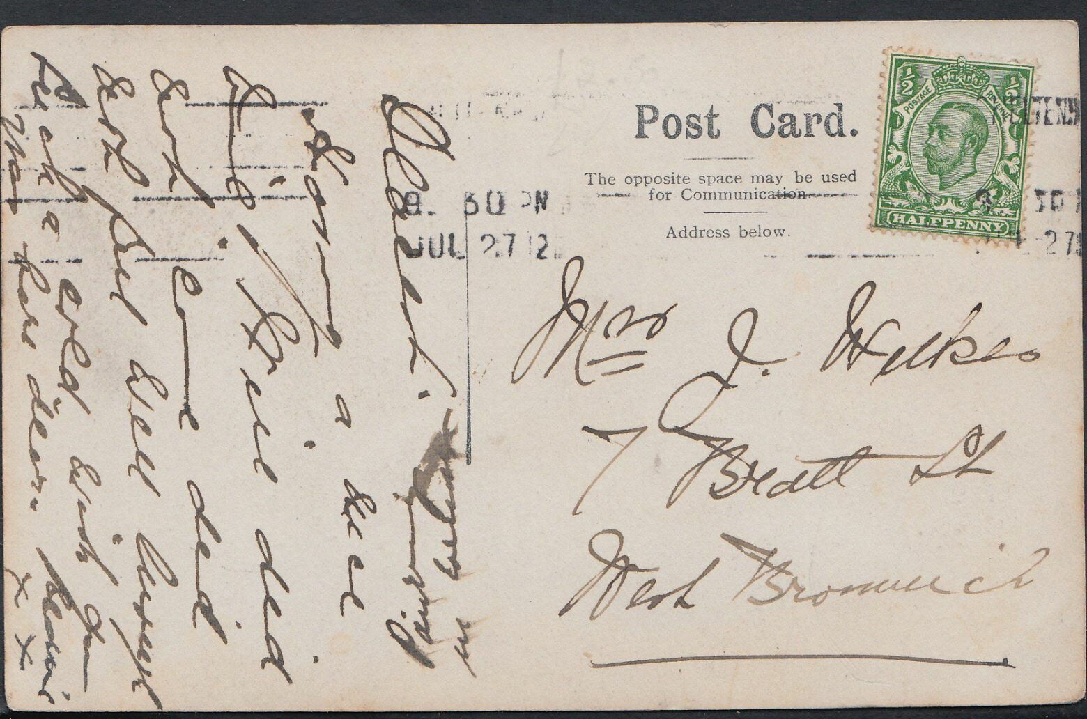Gloucestershire Postcard - The Promenade, Cheltenham    RT440