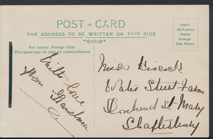 Religion Postcard - Presentation to Reverend Preb, Farrer of Wincanton A9053