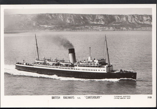 Shipping Postcard - British Railways, S.S."Canterbury"  MB935