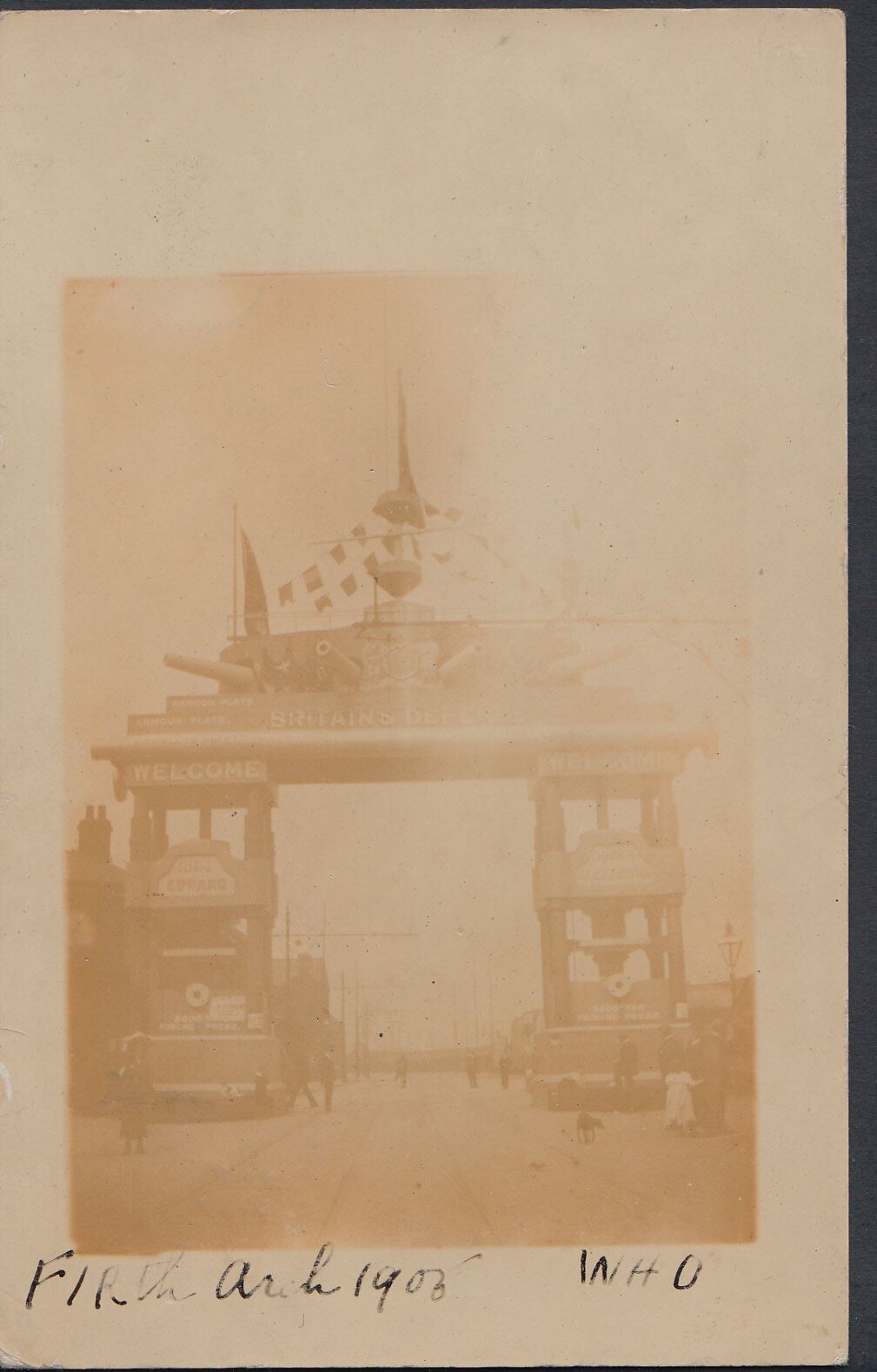 Yorkshire Postcard - Firth Arch 1905, Sheffield   U378