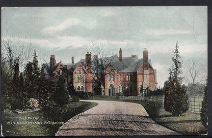 Warwickshire Postcard - "Highbury", Mr Chamberlain's Residence, Birmingham A7131
