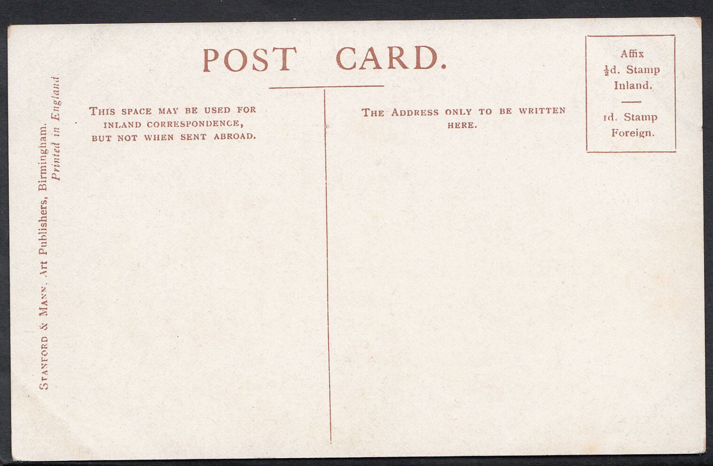 Warwickshire Postcard - "Highbury", Mr Chamberlain's Residence, Birmingham A7131