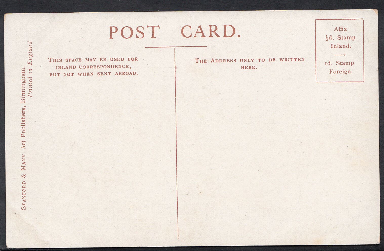 Warwickshire Postcard - "Highbury", Mr Chamberlain's Residence, Birmingham A7131