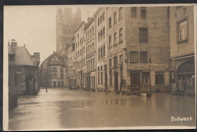Germany - Flooding Scene, Am Bollwerk Street, Cologne  Ref.V297 
