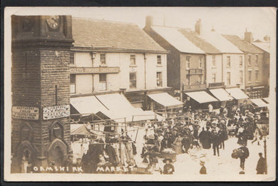 Lancashire Postcard - Ormskirk Market    5802