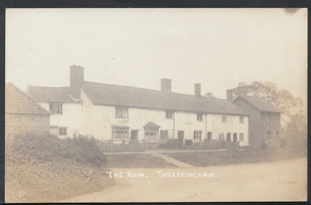 Lincolnshire Postcard - The Row, Threekingham   A962