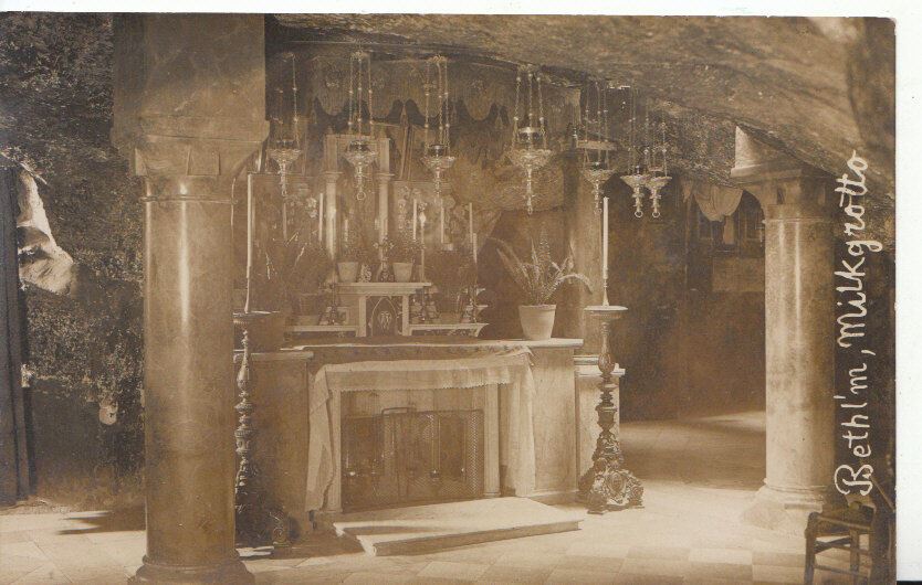 Middle East Postcard - Bethlehem - Milk Grotto - Ref 157A