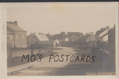 Cumbria Postcard - Street Scene in Long Marton Village  DR788