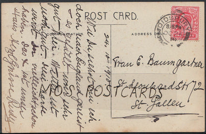 Lancashire Postcard - Parkfield Road, Didsbury    A4293