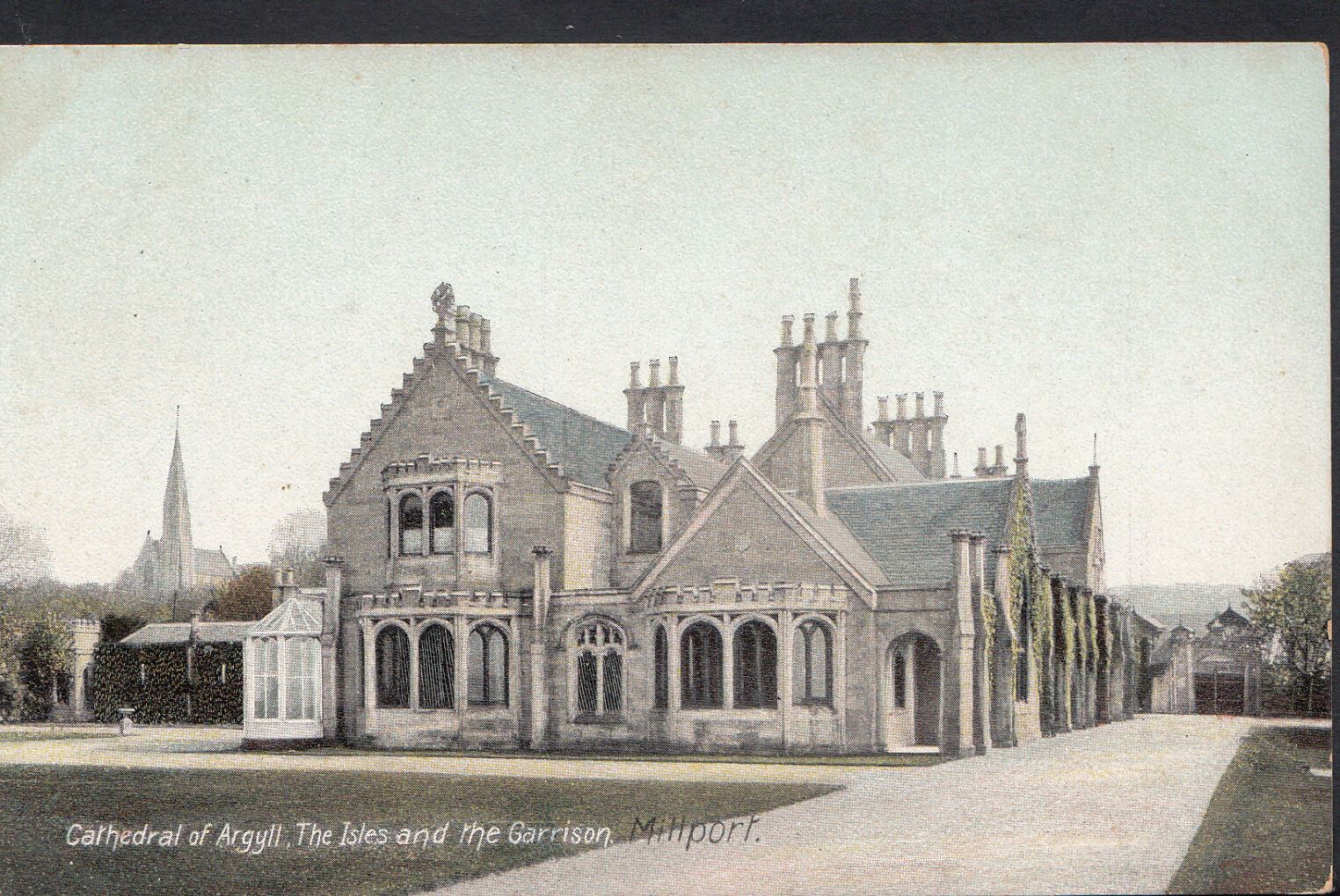 Scotland Postcard-Cathedral of Argyll,The Isles and The Garrison,Millport A7332
