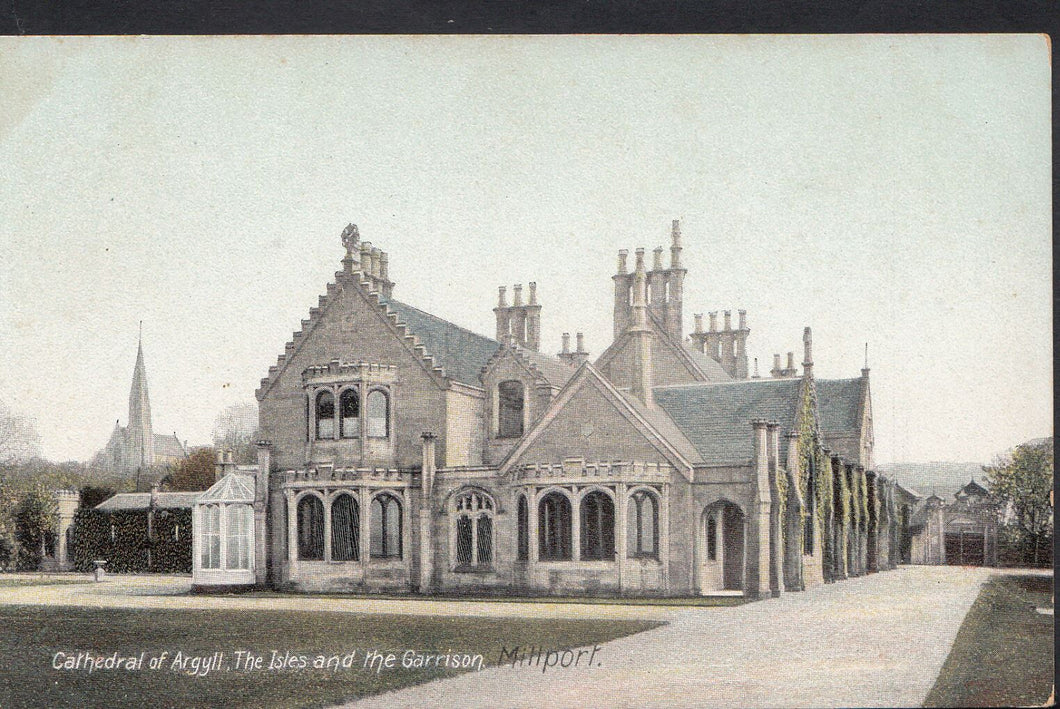Scotland Postcard-Cathedral of Argyll,The Isles and The Garrison,Millport A7332