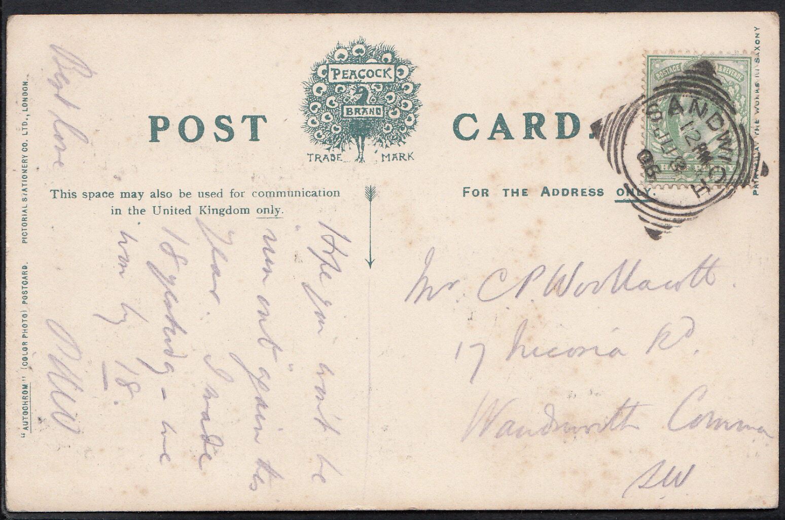 Kent Postcard - Sandwich, The Barbican and Bridge   DP459
