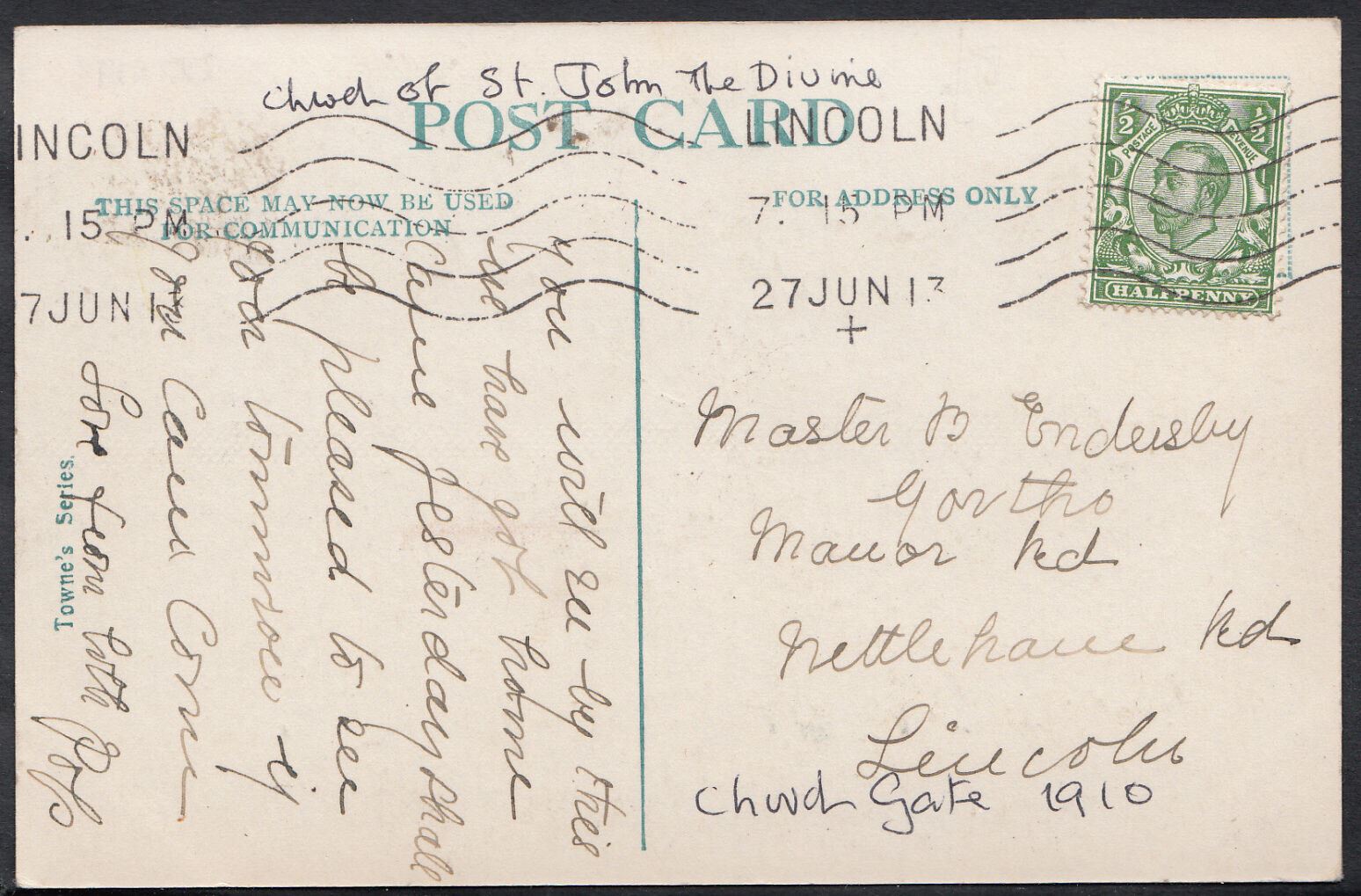 Nottinghamshire Postcard - Colston Bassett    P675