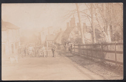 Unknown Village Location Postcard - Workers Repairing a Road? -Where Please A577