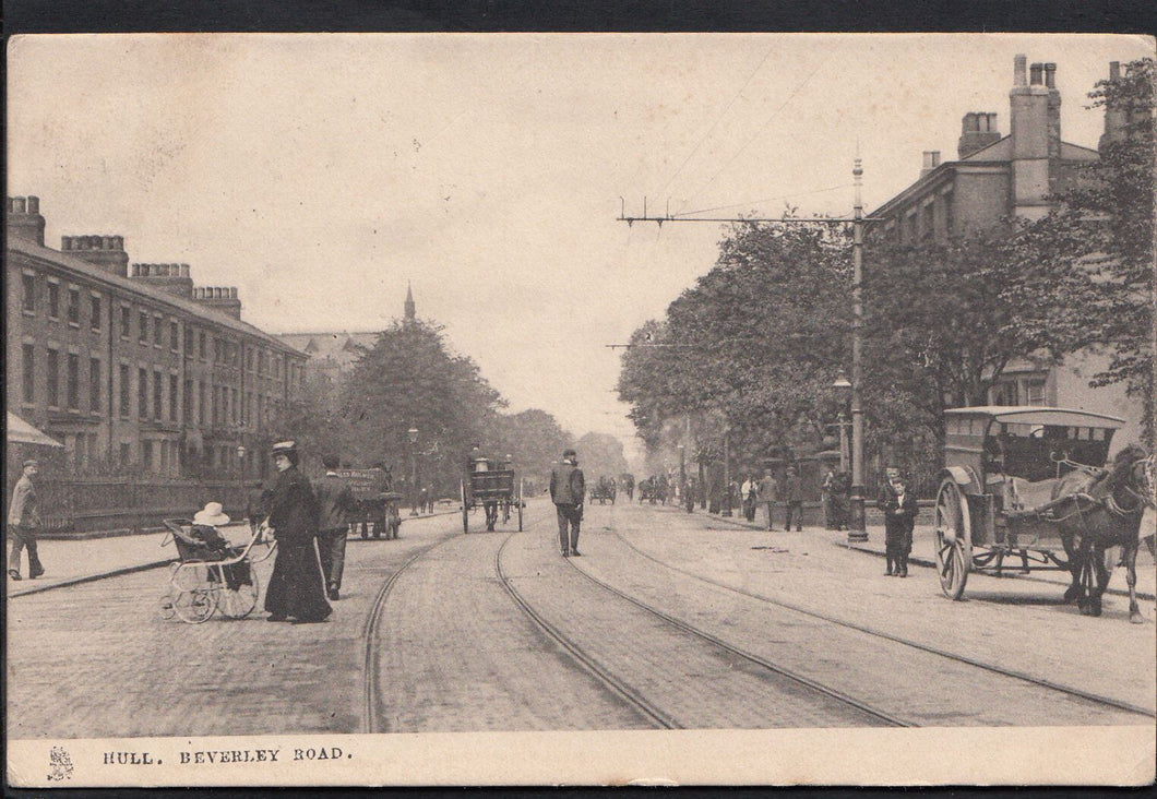 Yorkshire Postcard - Hull, Beverley Road      9159