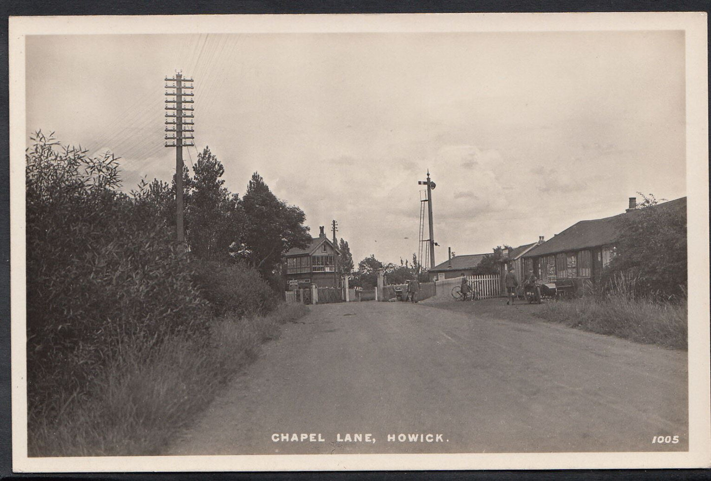 Northumberland Postcard - Chapel Lane, Howick    S922