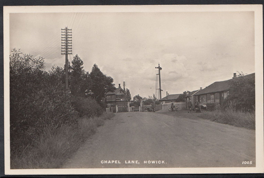 Northumberland Postcard - Chapel Lane, Howick    S922
