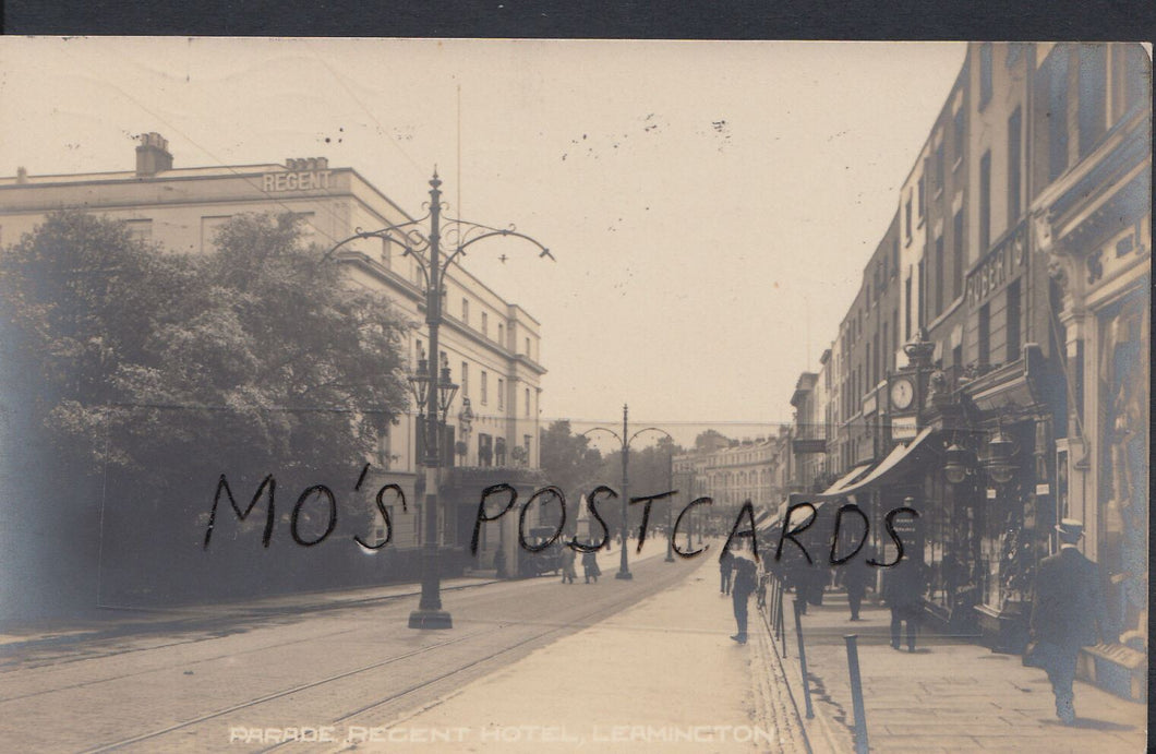 Warwickshire Postcard - Parade, Regent Hotel, Leamington   G627