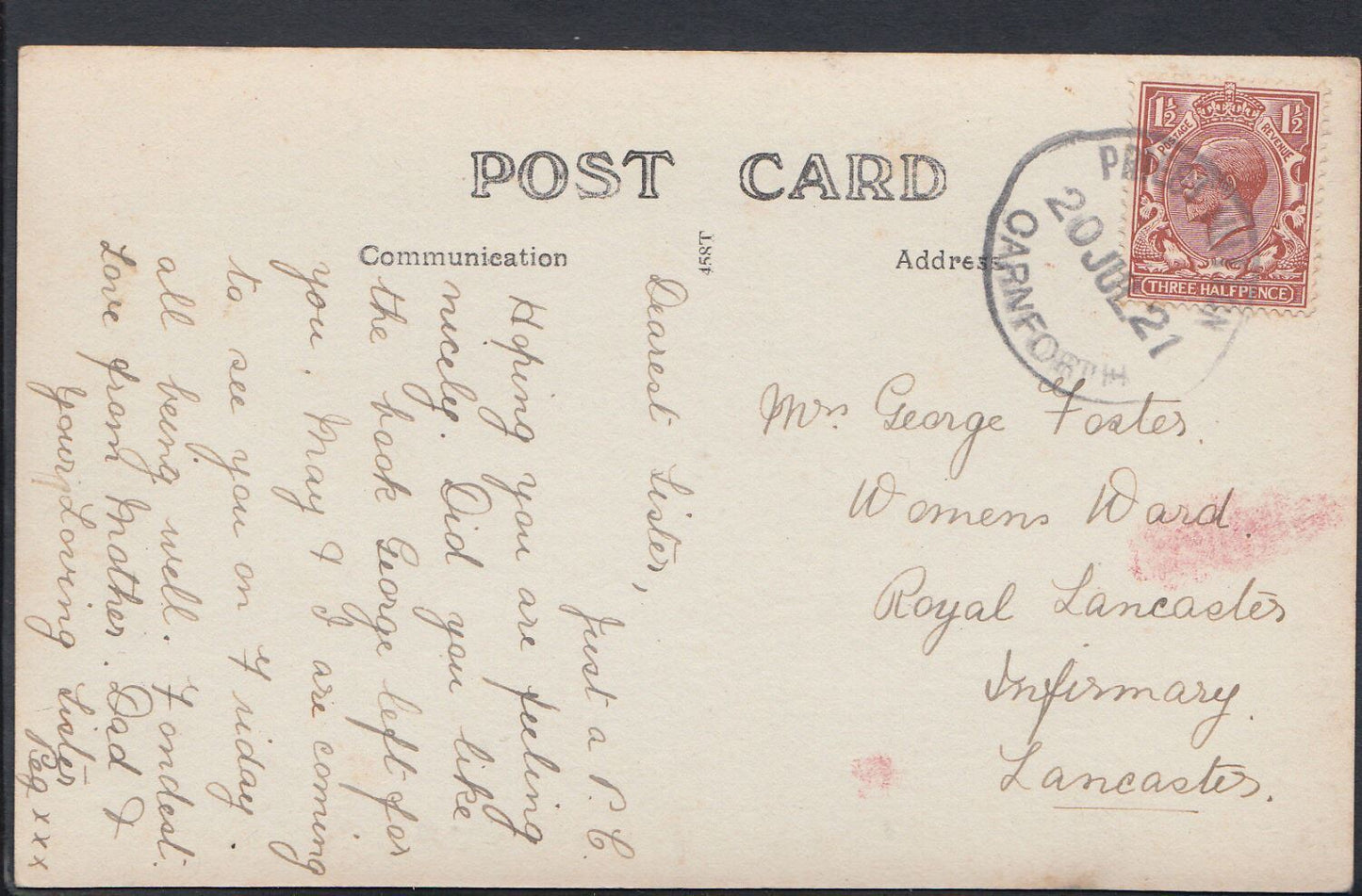 Lancashire Postcard - Tewitfield Village     Ref.8992