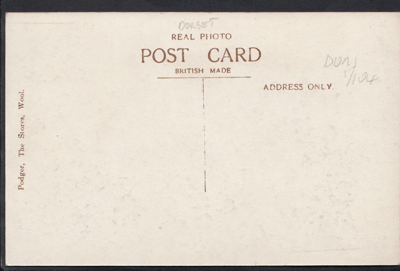 Dorset Postcard - Wool Bridge House, Wool    V294