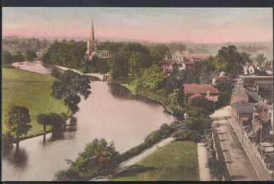 Warwickshire Postcard - View of Stratford-On-Avon  RT326