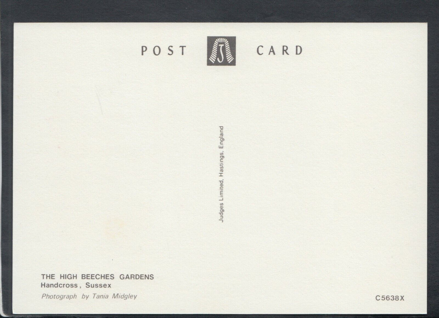 Sussex Postcard - The High Beeches Gardens, Handcross RR7124