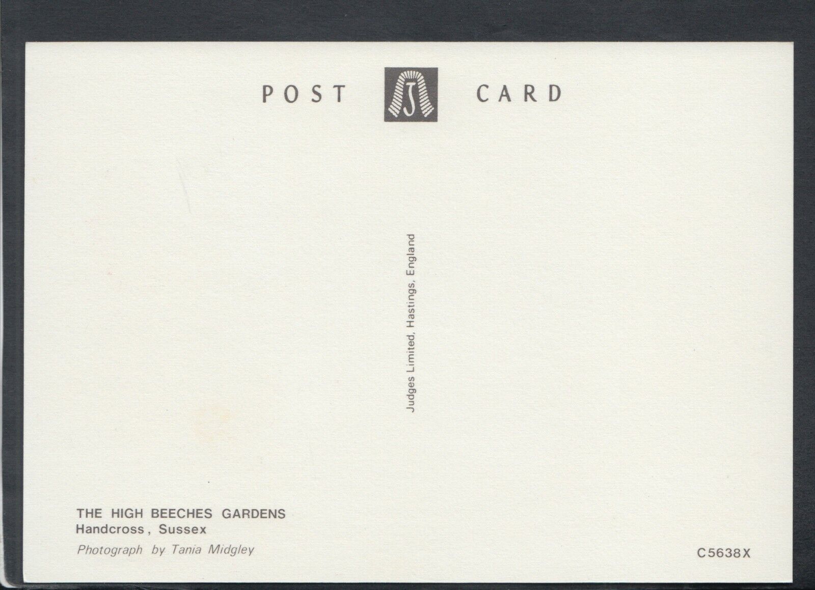 Sussex Postcard - The High Beeches Gardens, Handcross RR7124