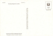 Load image into Gallery viewer, Military Postcard - The King&#39;s Regiment in London, Inspecting The Band RR8389
