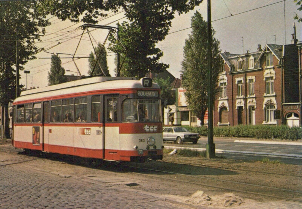 Transport Postcard - No 3 E.L.R.T.Motrice 363, Marcq-En-Barceul, France   RRR77