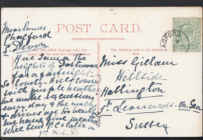 Devon Postcard - Wallabrook Bridge, Dartmoor     RT1203