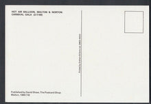 Load image into Gallery viewer, Balloon Postcard - Hot Air Balloon, Malton &amp; Norton Carnival Gala   RT2416
