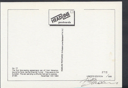 Headline Postcard - Trains - Eurostar - The Year of Le Shuttle RR2652