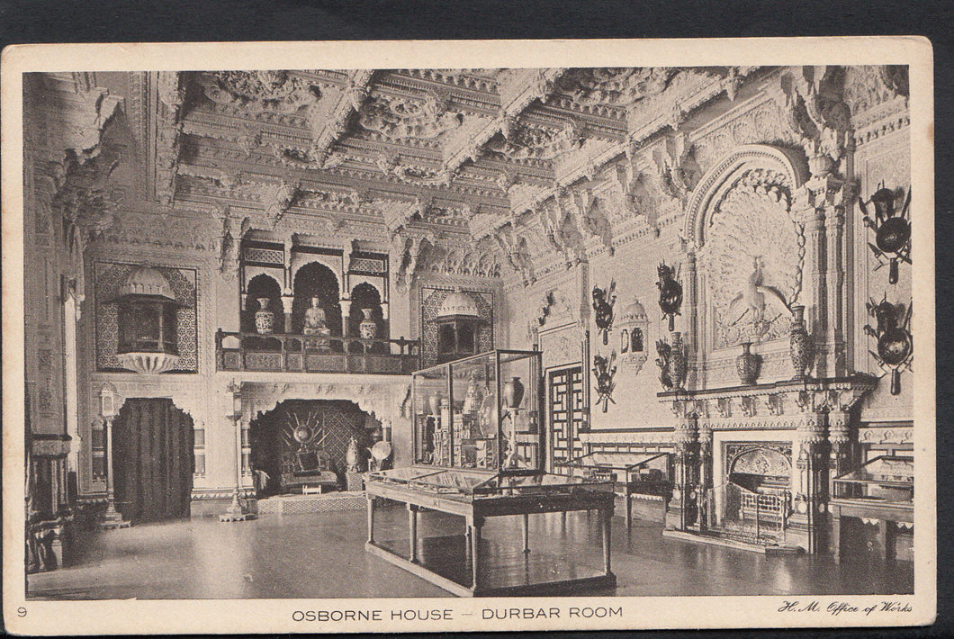 Isle of Wight Postcard - The Durbar Room, Osborne House  RT34